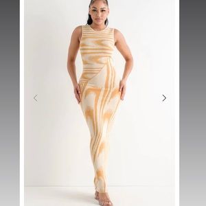 NWT Jacquard Maxi Dress